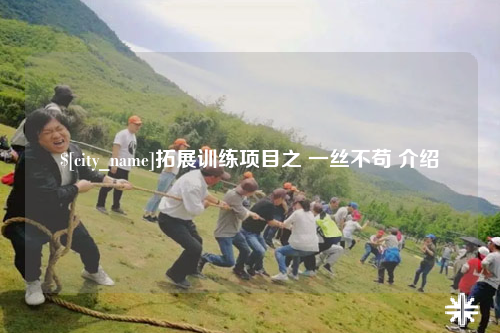 大连拓展训练项目之 一丝不苟 介绍